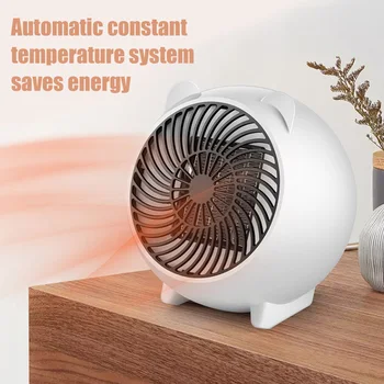 

Vococal 250W Mini Low Noise Overheat Protection PTC Ceramic Electric Fan Heater for Home Office Hotel Living Room EU Plug