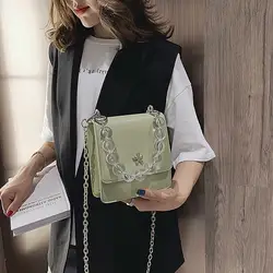 Новый стерео небольшой квадратный мешок металлический цветок стеклянная бусина сумка на одно плечо наклонная дамская сумка 2019
