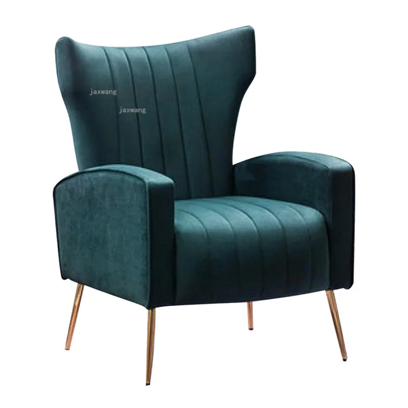 Nordic Living Room Sofas Bedroom Small Apartment Clothing Store Backrest Armchair Household Furniture Hotel Single Sofa Chair