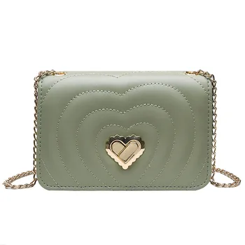 

2019 Fashion Women's Crossbody Bag Shoulder Bag Love Striped Handbag Phone Bag Coin Bag European And American Wild Bag 1224