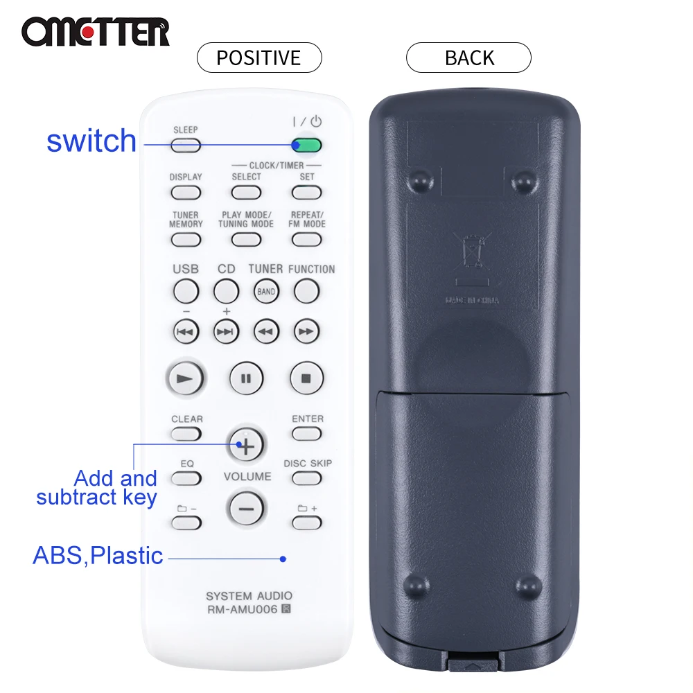 Controle Remoto para Sony Zux9 Rm-amu006 Rm-amu007 Fst-zux9 Hcd-zux9 - Image 5