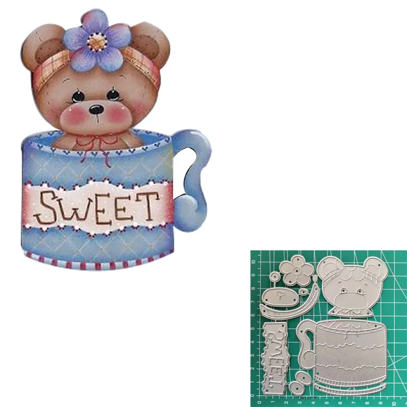 Конфеты Dear Brithday тег металлические режущие штампы новые фустель Скрапбукинг штампы тиснение бумажные карты Ремесло
