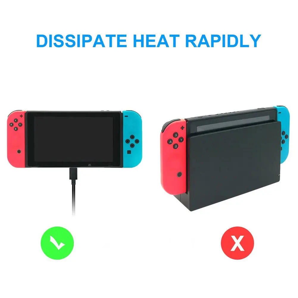 Док-станция и удлинитель зарядного устройства кабель для nintendo Switch, поддержка данных 10 Гбит/с