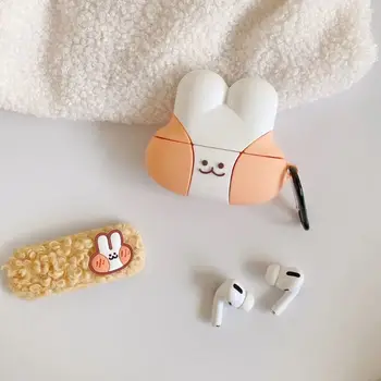 

Silicone Case Cute Rabbit Shape for Airpods Pro TWS Bluetooth Earphone