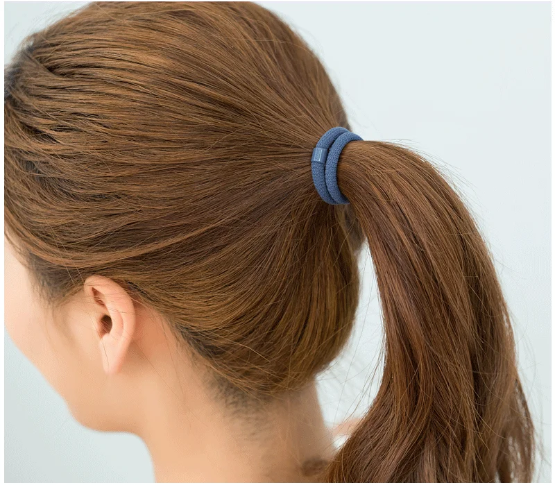 10 high elastic head rope ladies hair rope ponytail clip hair ring does not hurt hair tied head bandage female hair accessories