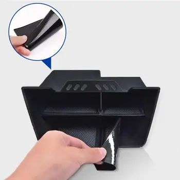 

Car Storage Box Console Central For Honda Civic 2016-2018 Organizer Black