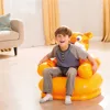 Cute Portable Cartoon Animal inflatable sofa Children Seat Tiger bear For Kid 3-8 Years Old Lovely Kids' PVC Chairs Baby Seats 4