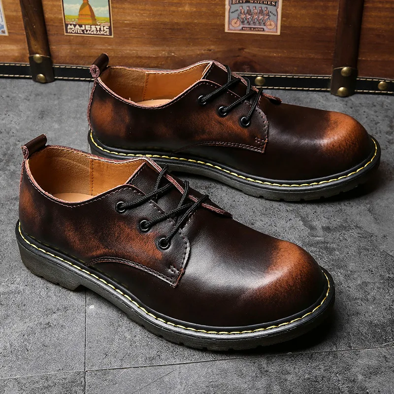 

Classic Style Big Head Worker Boot European And American Style MEN'S SHOES Fashion MEN'S SHOES Top Grade Casual Shoes Daily Life