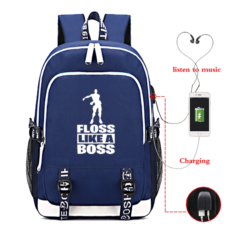 Floss, как принт Boss, сумки, рюкзак для студентов, школьная сумка, usb зарядка, Череп, рюкзак, детский, для путешествий, рюкзак, Веселый рюкзак