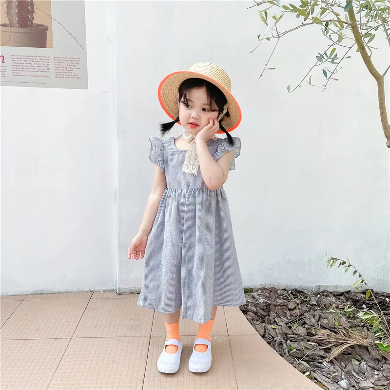 baby dresses cheap Bandage Dresses for Girls Clothings Autumn Winter New Girls Dress Short Sleeve Fashion Cotton Floral Dress Children's Costume girl baby dresses