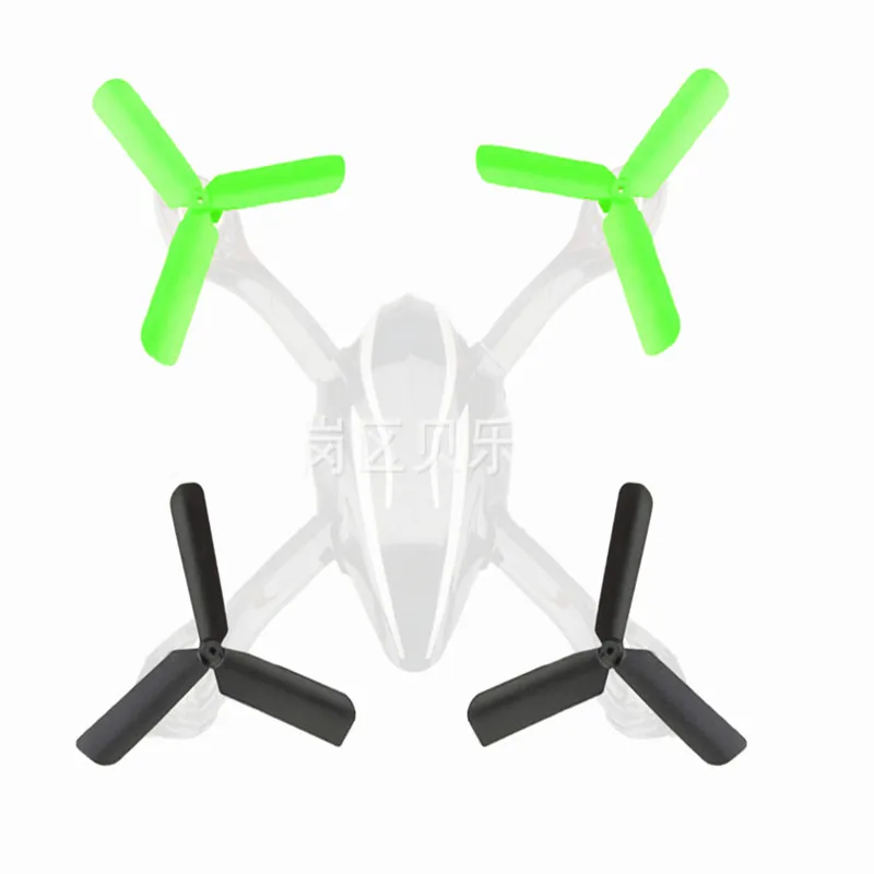 Hélices 3 pales CW/CCW pour Hubsan X4 H107, lot de 4