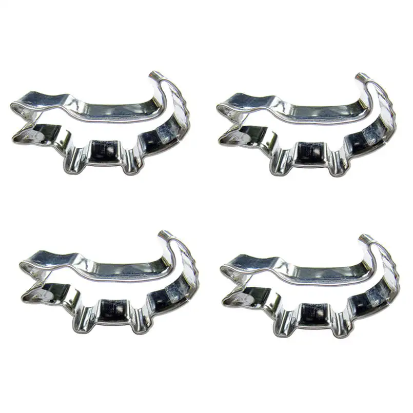 Mini в форме крокодила 4 шт. формы для вырезания печенья инструменты выпечки мягкие