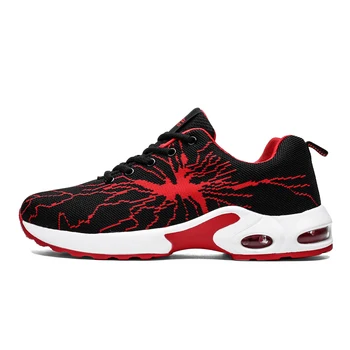 

Men Running Shoes Air Cushion Sneakers Breathable Outdoor Walking Sport Shoes For Male Lace-up Casual Shoes Bubble Men Footwear