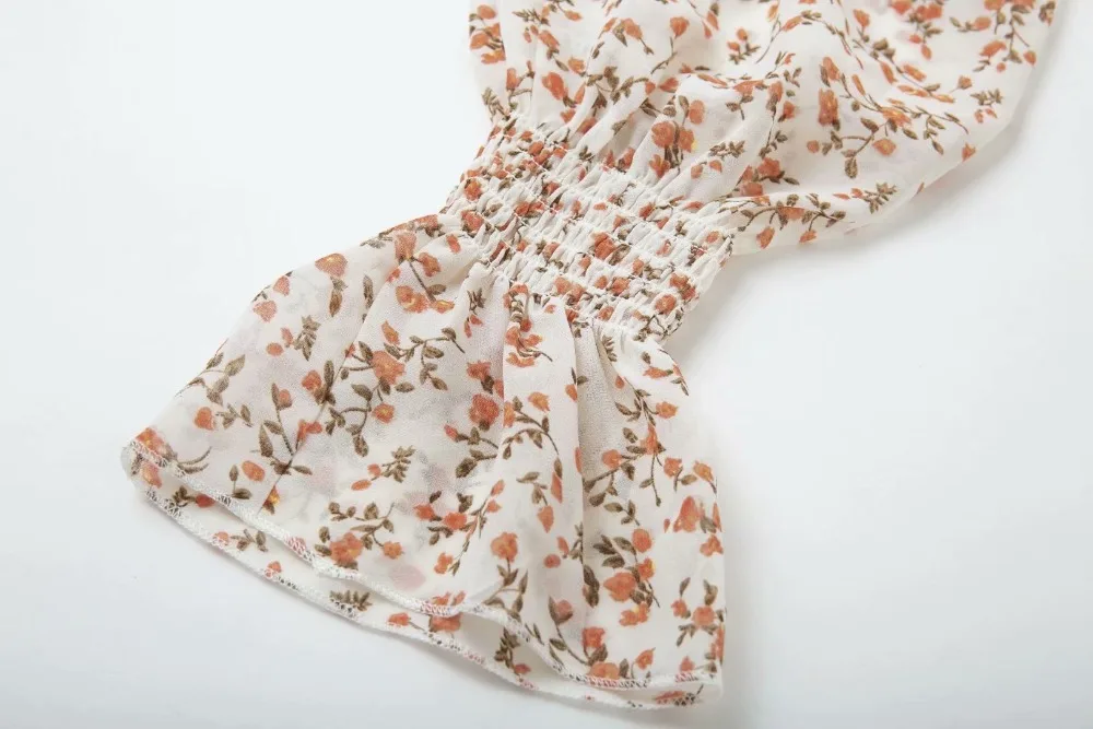 Элегантная винтажная Осенняя женская блузка и рубашка с квадратным вырезом и расклешенными рукавами, шифоновый топ, рубашка, легко подходит для женщин, vestidos