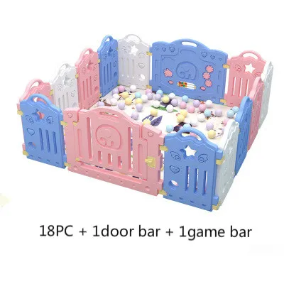 Baby Fence Toddler Children Crawling Mat Game Safety Fence Kid Play House Indoor Toy Playpen Play Yard Ocean Ball Free Shipping