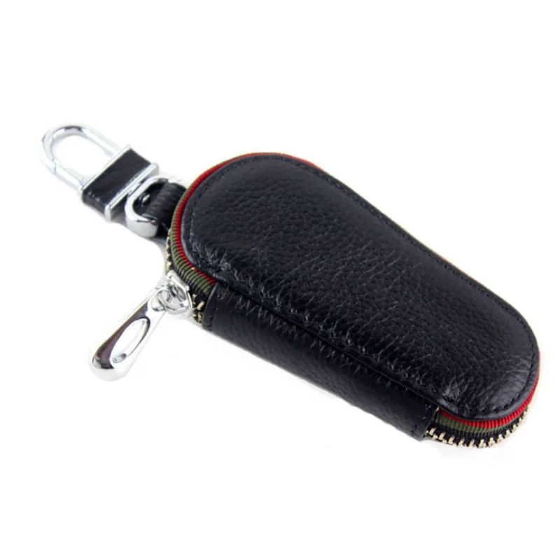 

Korean-style Car Key First Layer Cattle-leather Key Ring Logo Gift Personalized & Creative