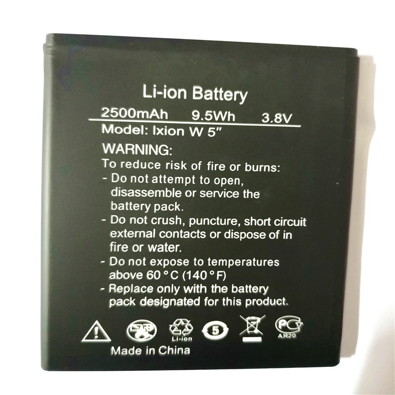 Nuovo 100% 2500Mah Bl-5N-I Batteria Ixion W5 "Di Alta Qualità Per Telefono Cellulare Dexp Ixion W5" W 5 Con Supporto Per Telefono