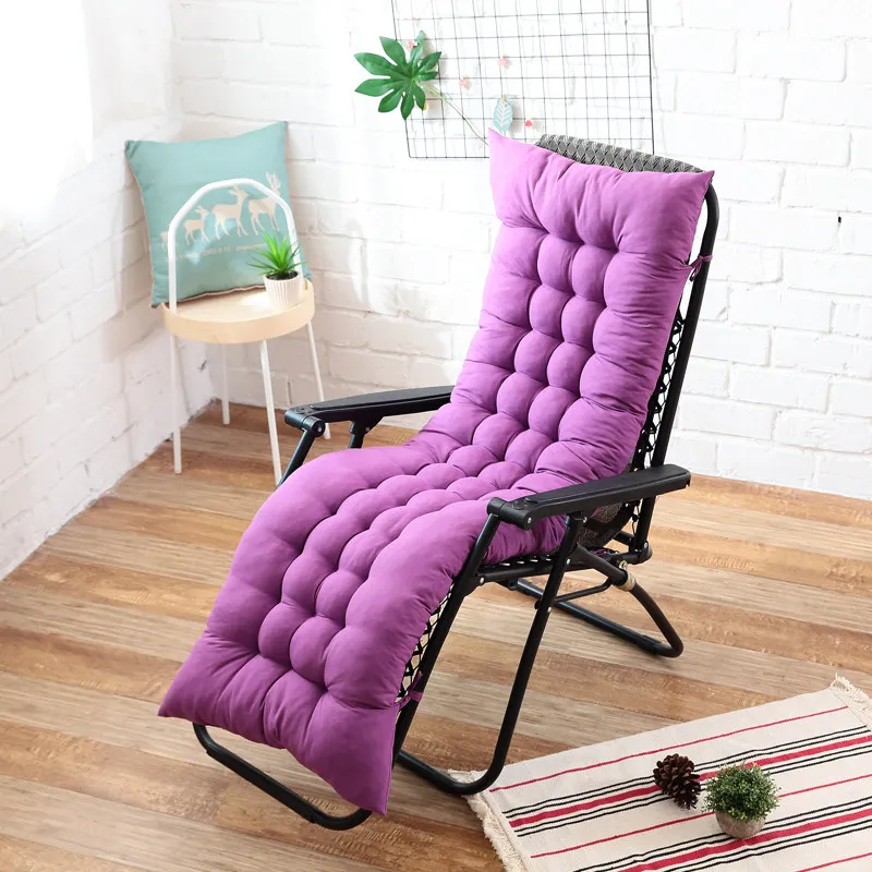 Solid Color Cushion Soft Comfortable Office Chair Seat Cushions Reclining Chair Cushion Long Cushion Various Sizes Are Available 6