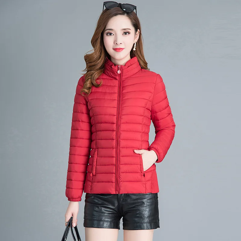 

2019 Winter New Style Elegant Versatile Short Cotton Overcoat Women's Slim Fit Slimming down Jacket Cotton-padded Clothes Cotton