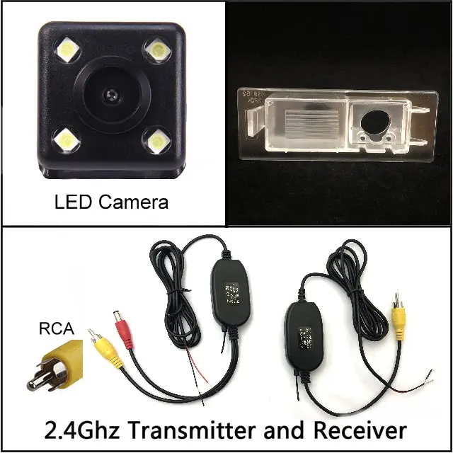 wireless n 4 LED Для KIA KX7 Prime Sorento L 2.4L GDi Prime- Автомобильная Водонепроницаемая камера заднего вида ночного видения trasera - Название цвета: wireless n 4 LED