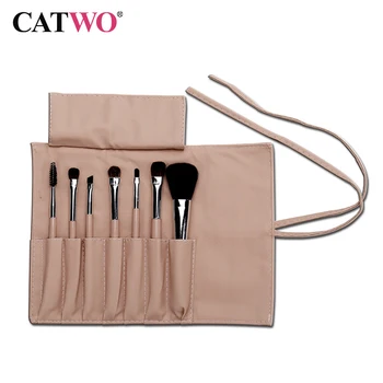 

Catwo7Pcs Makeup Brushes Set With Bag Eye Shadow Foundation Powder Eyeliner Eyelash Lip Make Up Brush Cosmetic Beauty Tool Kit