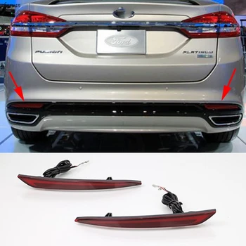 

CSCSNL 2PCS rear lights Taillight Brake Lights rear bumper lamp turn signal for Ford Mondeo Fusion 2013 2014 2015 2016 2017 2018