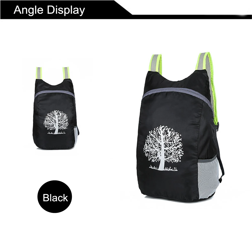 Unisex Foldable Backpack Hiking Camping Bag Ultra Lighting Light Outdoor Sport Backpack Waterproof Folding Backpack for Travel