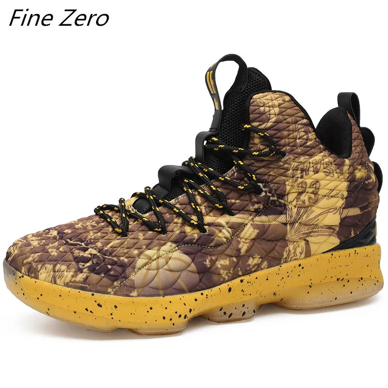 High-top Lebron High Quality Basketball Shoes Men Women Breathable Basketball Sneakers Anti-skid Athletic Outdoor Sport Shoes