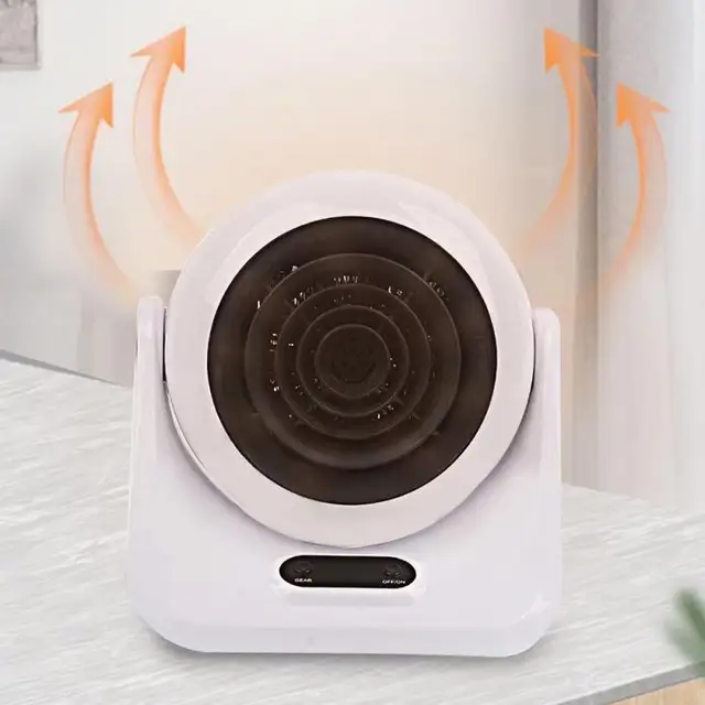 1 Db Háztartási Ruhák És Cipők Szárító Fehér Multifunkcionális Iroda Kis Keringő Fűtőberendezés Otthoni Melegítő Termékek