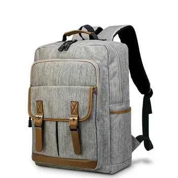 

Men Canvas Backpack Casual Rucksacks Female 17 Inch Laptop Backpacks College Student School Backpack Women Mochila Travel New