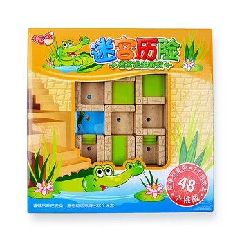 

48 Challenges Maze Adventure Toy Improve Kids Thinking Ability Smart Montessori Family Party Interactive Toys For Children