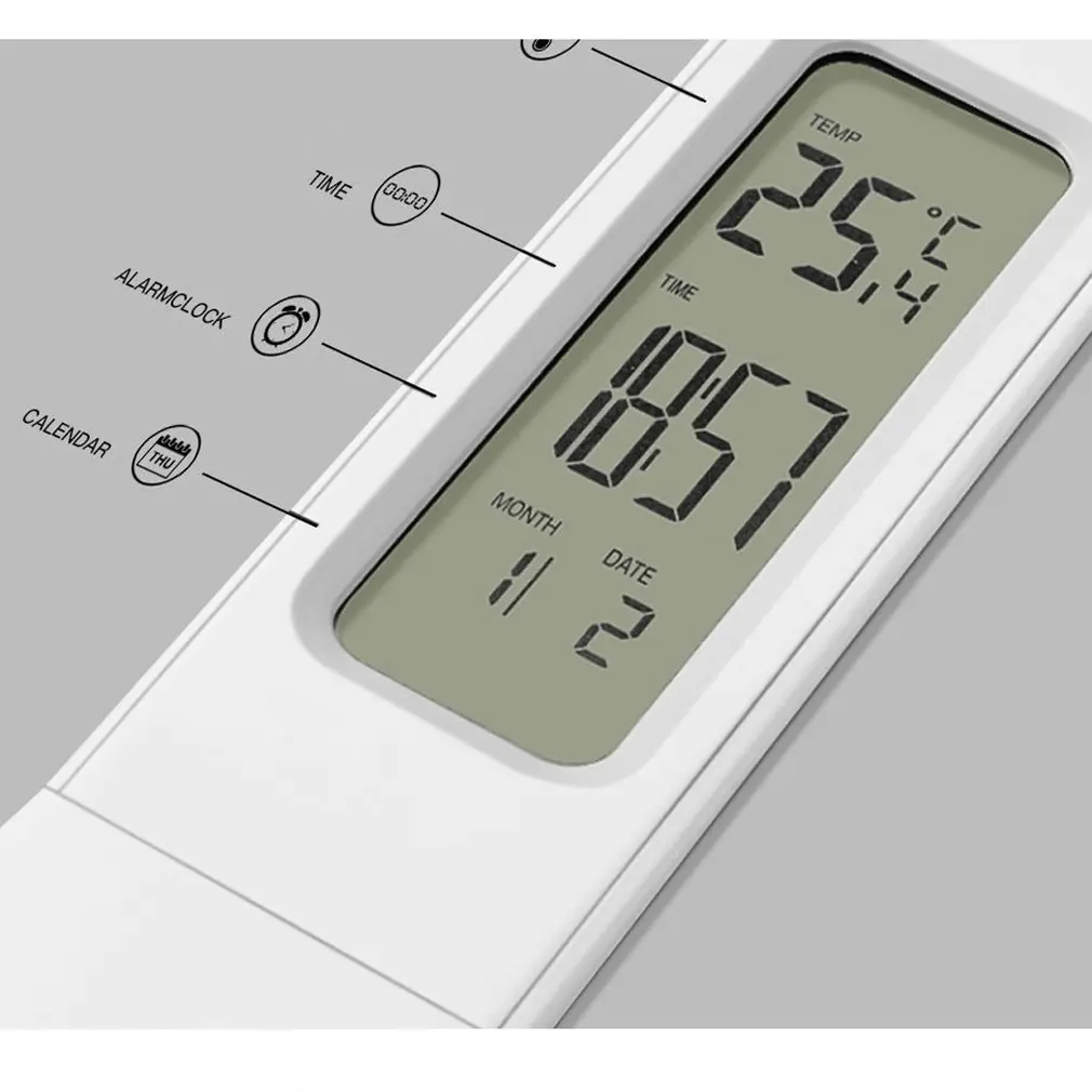  Xs-933 Digital Display Desk Lamp Lcd Screen Alarm Function Eye Learning Lamp Reading Light Touch Ad