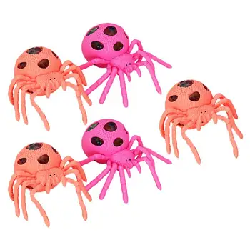 

5 Pcs Spider Toy High Quality Durable Prime Sturdy Spider Toy Spider Vent Ball Spider Knead Ball for Kid Adult