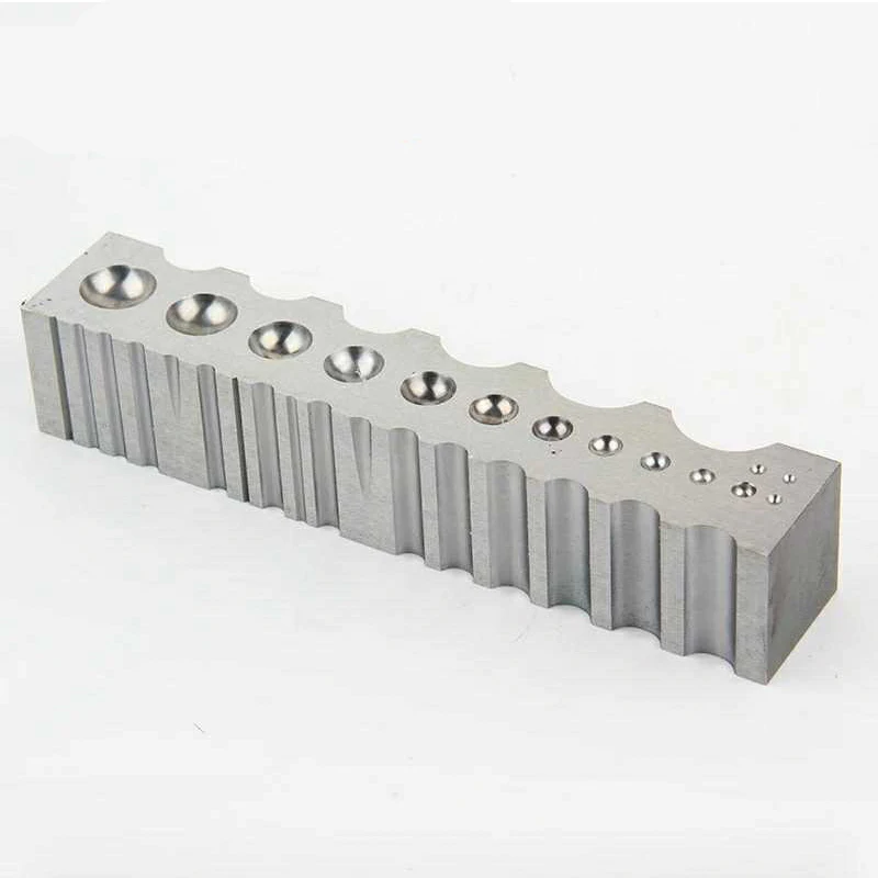 HOT-High Hardness Steel Doming Dapping Block Square Punch Forming Shaping Tool for Jewelry Making mini square dapping block for shaping texturizing 25mm jewelry doming tool