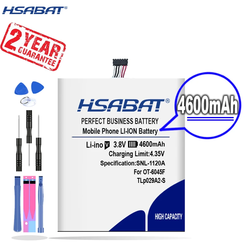 Новое поступление 4600 мА/ч TLp029A2 TLP029A2-S TLp029AJ Батарея для Alcatel One Touch Idol 3 I806