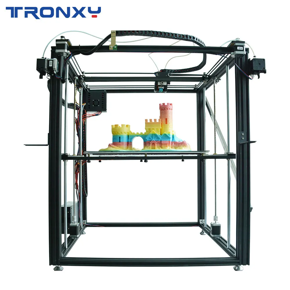 TRONXY X5ST-500-2E 3D размер печати 500* 500* 600 мм принтер полностью металлический сенсорный экран 3d drucker для продажи - Цвет: X5ST-500-2E