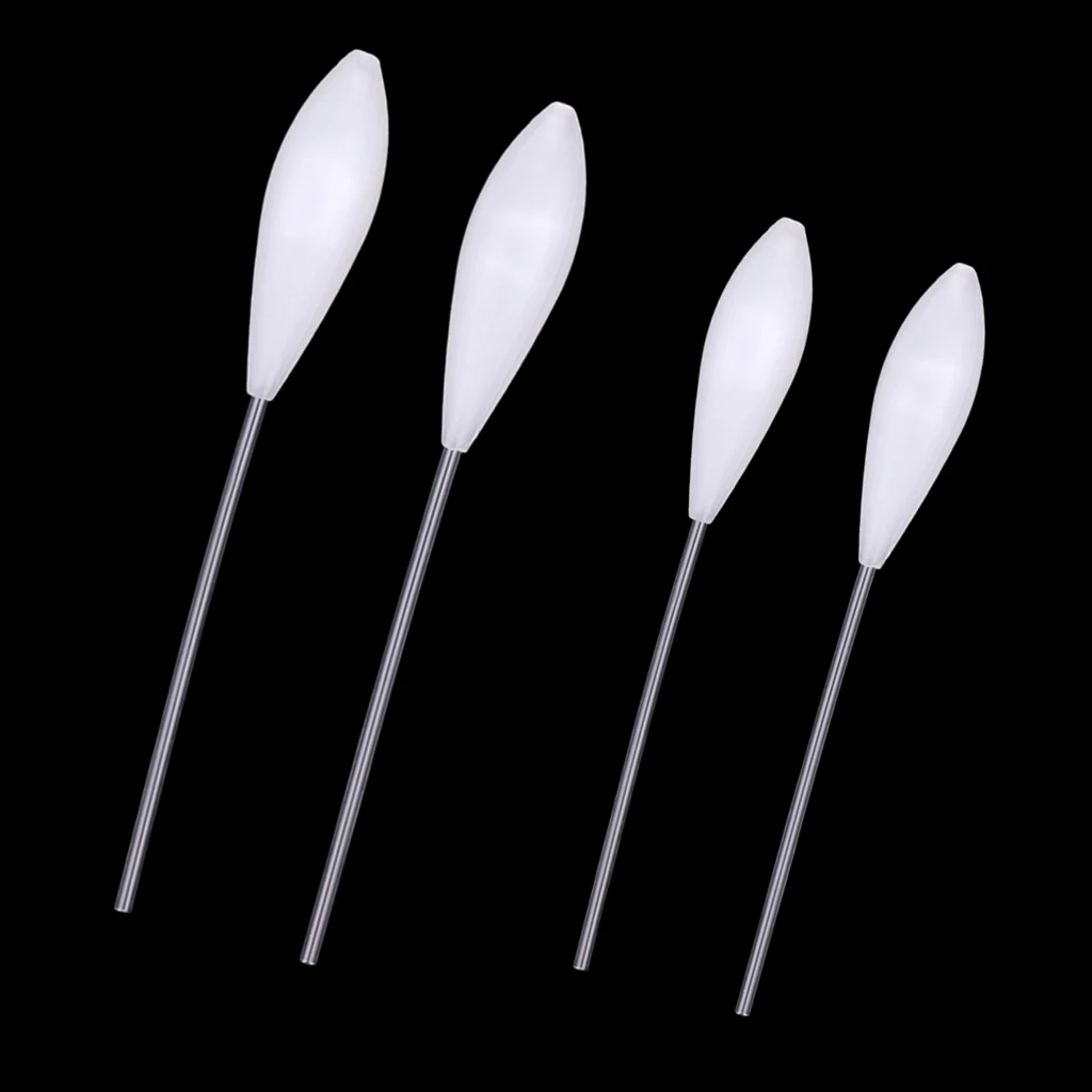 4pcs Acrylic Bombarda Floats Fly Fishing Casting Floats Bobber 5.7g & 10g