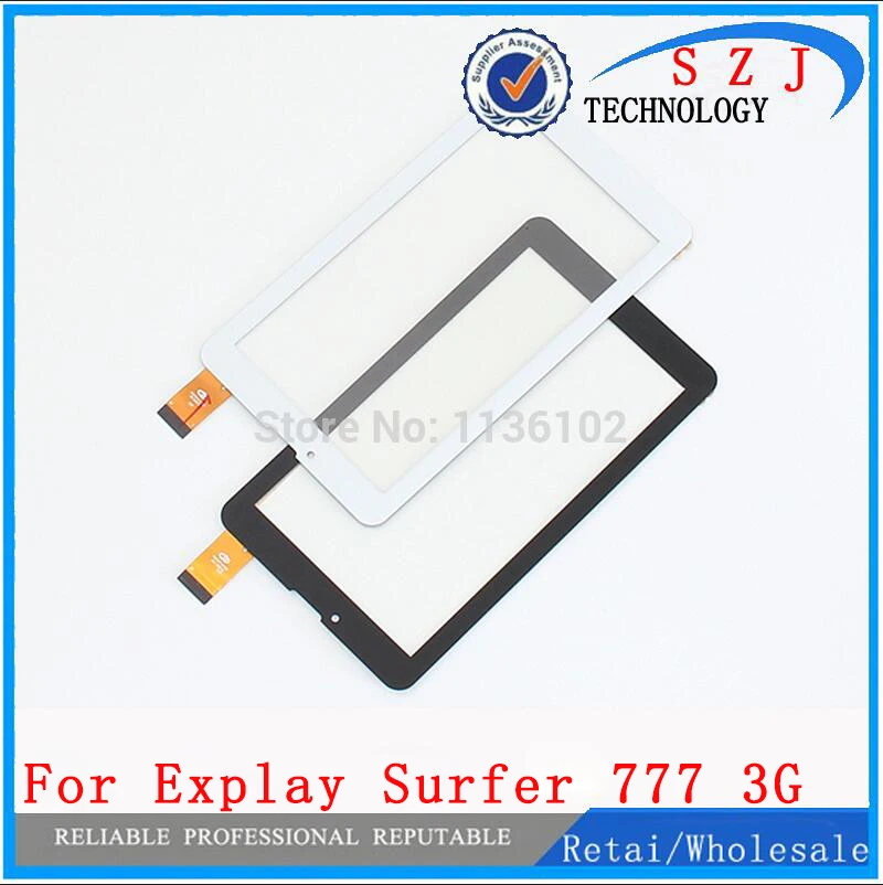 Новый 7 ''дюймов тачскрин аналагово-цифровой преобразователь для Explay Surfer 777 3G