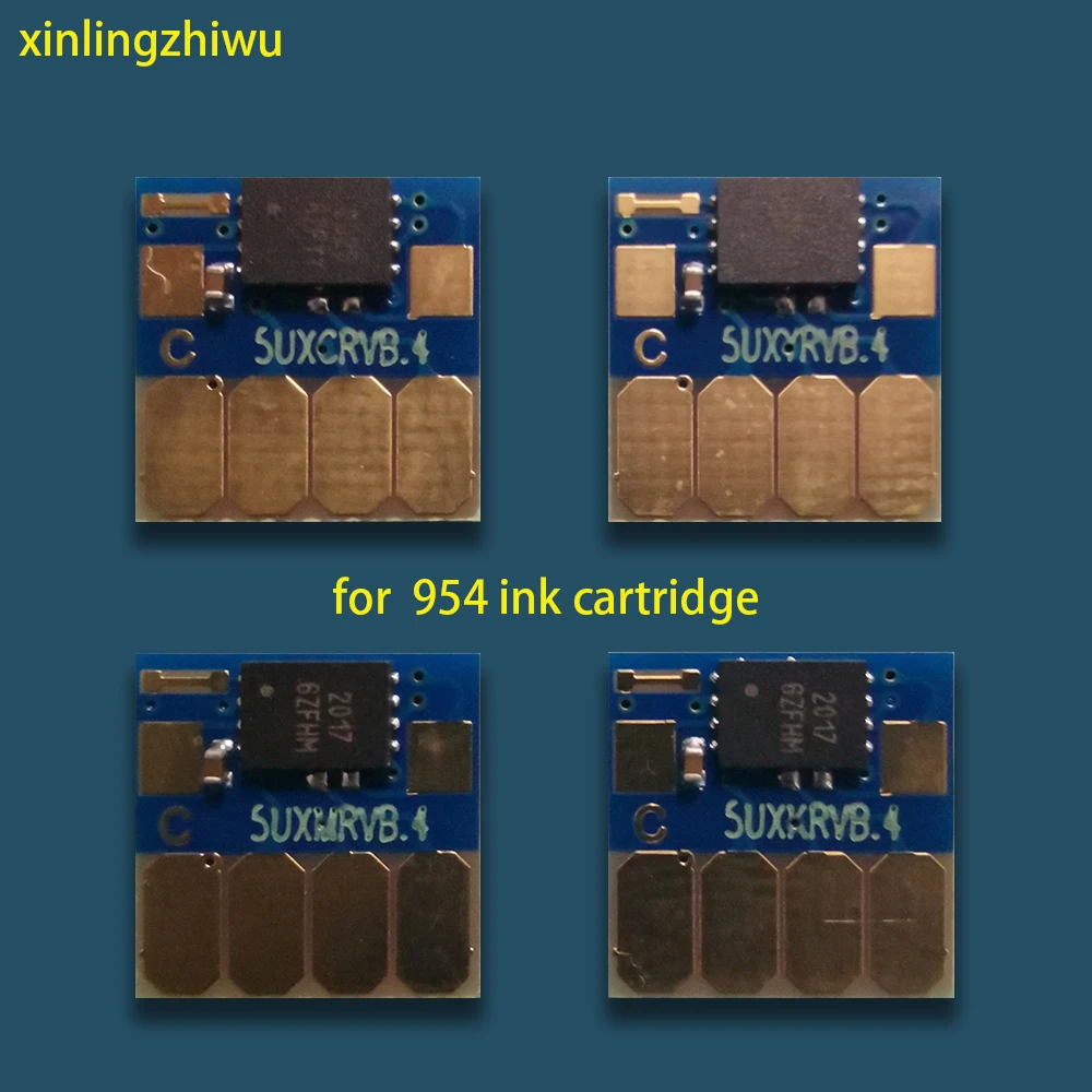 Cartucho de tinta recargable hp 954 954XL con chip permanente VB.4 para impresora  hp officejet pro 7740, 8210, 8710, 8720, 8730|Kits de recarga de tinta| -  AliExpress
