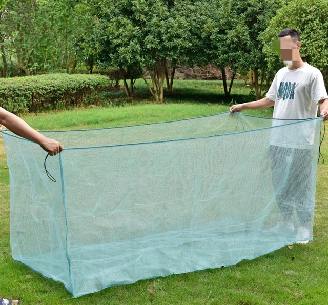 Breed Fishing Nets Stake Net 3MM Small Mesh Catch Fish Box Aquaculture Pond Trap Fishing Gear Farming Net Cage Square Trap Tool 2