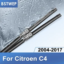 Щетки стеклоочистителя BSTWEP для Citroen C4 хэтчбек/купе/седан/Aircross Fit Pinch tab/кнопка/крюк руки 2004 до