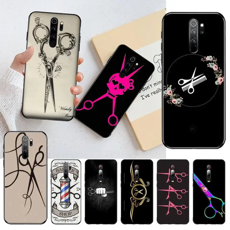 Чехол для телефона CUTEWANAN парикмахера ножниц щетки переключателя чехол Redmi Note 8 8A 7 6