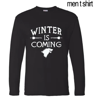 

Game of Thrones men's long sleeve T-shirt 2020 spring winter cotton slim man t shirt brand men's sportswear