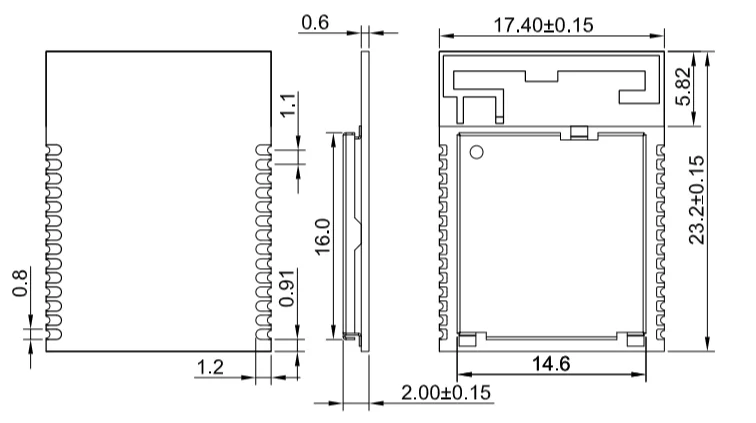 Скандинавский надежный партнер Minew большой диапазон Bluetooth 5 BLE 0 сетчатый модуль