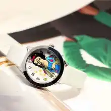 Популярные Детские классические часы с рисунком Белоснежка белый кварц кристалл пояс светящиеся в темноте
