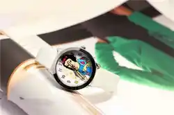 Популярные Детские классические часы с рисунком Белоснежки и кварцевым кристаллом, светящиеся в темноте