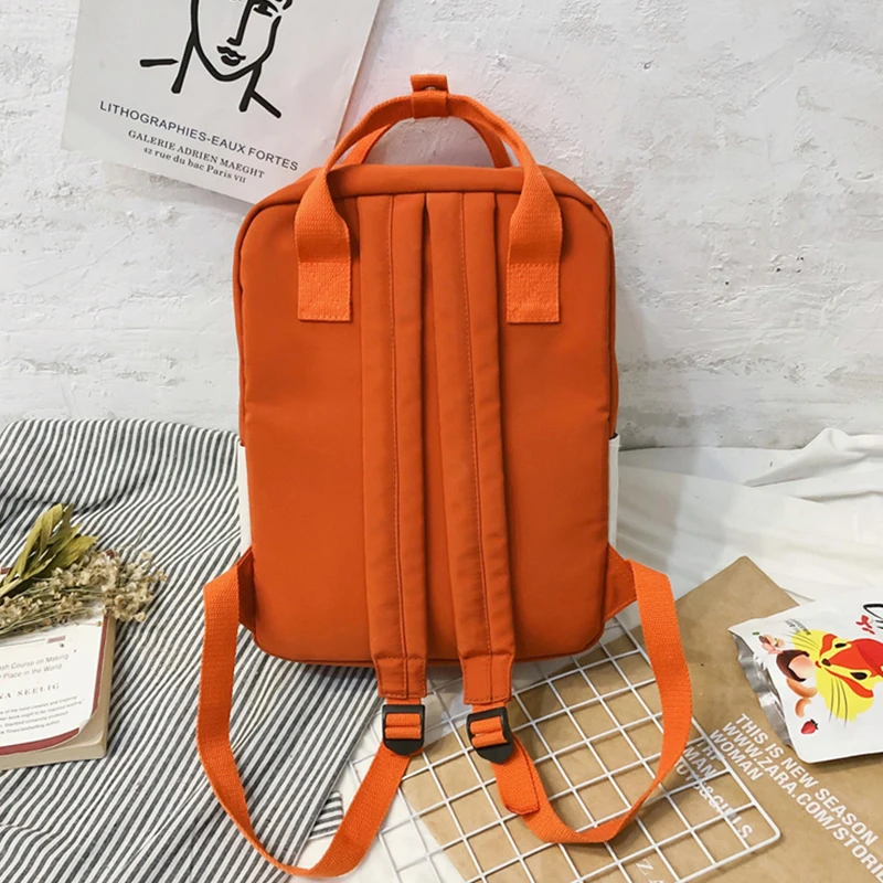 Harajuku Ulzzang женские рюкзаки, водонепроницаемые нейлоновые школьные сумки для девочек-подростков, женский рюкзак для путешествий, mochila