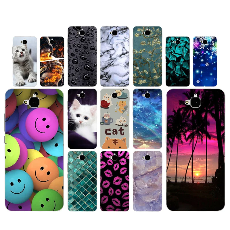 Silicone Phone Case For Huawei Enjoy 9 Y6 Pro Y7 Prime 2018 Nova 2 4 Protective Pattern Honor Mate 20 10 Lite Magic Cover |