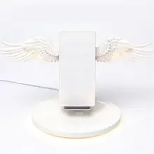 10 Вт Ангел Qi Беспроводное зарядное устройство для iphone 8 Plus X XS MAX XR мобильный телефон Fas H7ED