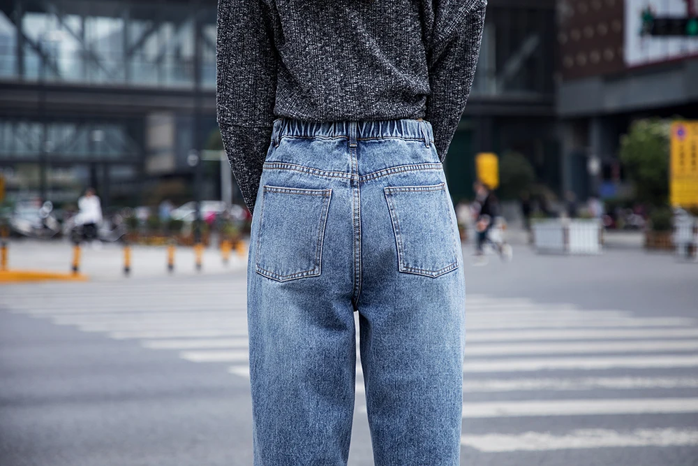 TVZT Новинка плюс вельветовые джинсы женские брюки прямые свободные с высокой талией широкие ноги тонкие черные для папы редиска табачные трубы